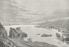 CHINA. Lake Erhai-view c1885 old antique vintage print picture