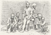 JAPAN. Taiwanese dress-Bhutan captives c1885 old antique vintage print picture