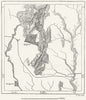 INDIA. Jaipur & Amber, sketch map c1885 old antique vintage plan chart