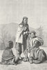 INDIA. Types & Costumes of Tibetan women Ladakh c1885 old antique print