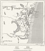 INDIA. Chennai, sketch map c1885 old antique vintage plan chart