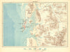 INDIA. Mumbai c1885 old antique vintage map plan chart