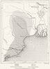 INDIA. Famine Zone, Orissa, sketch map c1885 old antique plan chart