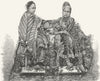 INDIA. Princess of Bhopal c1885 old antique vintage print picture