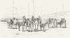 IRAN. Kurdish Cavalry c1885 old antique vintage print picture