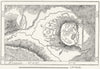 IRAN. Takht-I-Sulaiman, sketch map c1885 old antique vintage plan chart