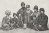 AMIR SHER ALI. Prince Abdallah Yan Durani Chiefs c1885 old antique print