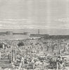 IRAQ. Diarbekir bridge, Tigris c1885 old antique vintage print picture