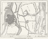 IRAQ. Mosul & Niniveh, sketch map c1885 old antique vintage plan chart