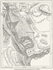TIGRIS. Calash confluence Gt Zab, sketch map c1885 old antique plan chart