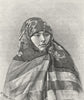 TURKEY. Turkish Woman of Brussa c1885 old antique vintage print picture