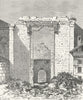 TURKEY. Remains Temple Augustus Rome Ankara c1885 old antique print picture