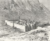 EGYPT. Convent of Sinai c1885 old antique vintage print picture