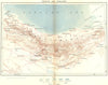 IRAN. Tehran & Demavend c1885 old antique vintage map plan chart