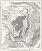 ISRAEL. Jerusalem, sketch map c1885 old antique vintage plan chart