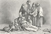 ARABIA. Types & costumes-Arab Women c1885 old antique vintage print picture