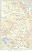 ETHIOPIA. North Abyssinia c1885 old antique vintage map plan chart
