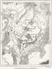 ETHIOPIA. Gondar, sketch map c1885 old antique vintage plan chart