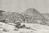 ETHIOPIA. Ankober c1885 old antique vintage print picture