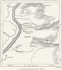 SUDAN. Pyramids of Meroe, sketch map c1885 old antique vintage plan chart