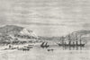 DJIBOUTI. Obock-view Roadstead c1885 old antique vintage print picture
