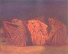 INDIA. Nautch girls at Delhi 1905 old antique vintage print picture