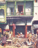INDIA. A busy bazaar in Delhi 1905 old antique vintage print picture