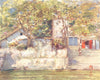 INDIA. River steps at Agra 1905 old antique vintage print picture