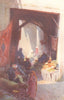 EGYPT. A Bazaar 1912 old antique vintage print picture