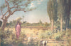 EGYPT. A Pastoral near Damietta 1912 old antique vintage print picture