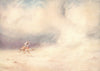 EGYPT. A whirlwind in the desert. Camel 1912 old antique vintage print picture