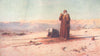 EYGPT. A Prayer in the desert. Mats. Islam 1912 old antique print picture