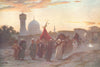 EGYPT. Wedding parade Menzala. home-coming bride 1912 old antique print