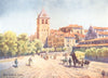 SPAIN. Leon. Church San Isidoro 1906 old antique vintage print picture