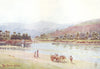SPAIN. Navia Valley 1906 old antique vintage print picture