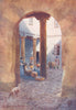 SPAIN. A Spanish Patio 1906 old antique vintage print picture