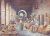 SPAIN. Salamanca. Arcades, Plaza de Verdura 1906 old antique print picture