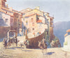SPAIN. Bejar. An approach to town 1906 old antique vintage print picture