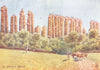 SPAIN. Merida. Los Milagros, ruins, Great Aqueduct 1906 old antique print