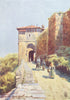 SPAIN. Segovia. Arco Santiago 1906 old antique vintage print picture