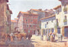 SPAIN. Miranda Del Ebro. A corner, town 1906 old antique vintage print picture