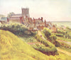 DORSET. Corfe Castle Slopes 1906 old antique vintage print picture