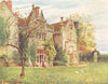 WATERSTONE HOUSE. Bathsheba Everdene Madding Crowd 1906 old antique print