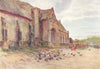 WEYMOUTH. Tithe-Barn, Abbotsbury, Far Madding Crowd 1906 old antique print