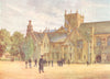 DORSET. Sherborne College 1906 old antique vintage print picture