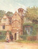 WILTS. Almshouses, Corsham 1906 old antique vintage print picture