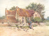 WILTS. Woodlands Mere 1906 old antique vintage print picture