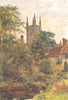 WILTS. Dean's Orchard, Mere 1906 old antique vintage print picture