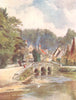 WILTS. Castle Combe, North 1906 old antique vintage print picture