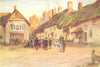 PUDDLETOWN. Weatherbury in Far Madding Crowd 1906 old antique print picture